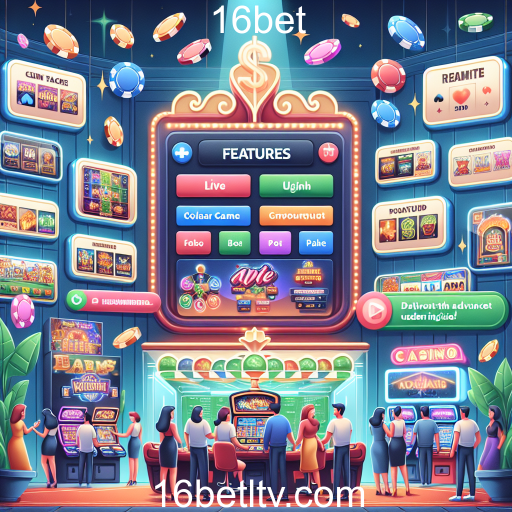 Explorando a Categoria de Funcionalidades no 16bet